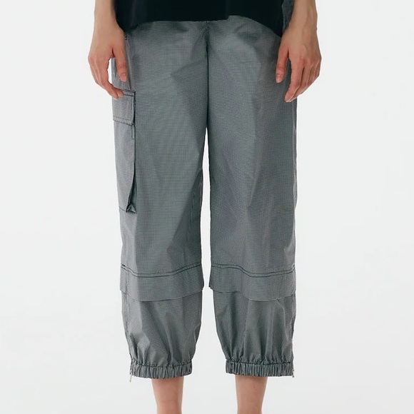 tibi menswear tech poly wide leg pant - Picture 6 of 6